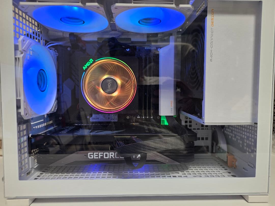 自作ゲーミングPC R7 3700X＆RTX3070 16G 512G省スペース