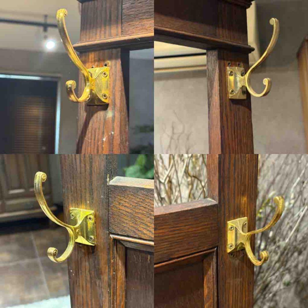 ホールスタンドチェア　コート掛け　帽子掛け　アンティーク　ビンテージ　nH