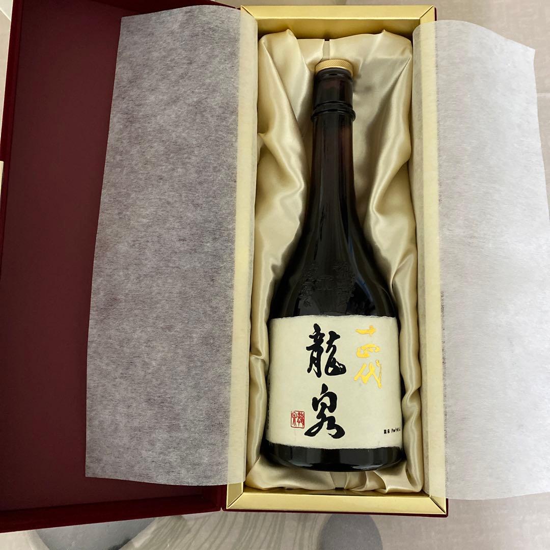 十四代 龍泉 日本酒 720ml 空瓶　ギフトボックス入り