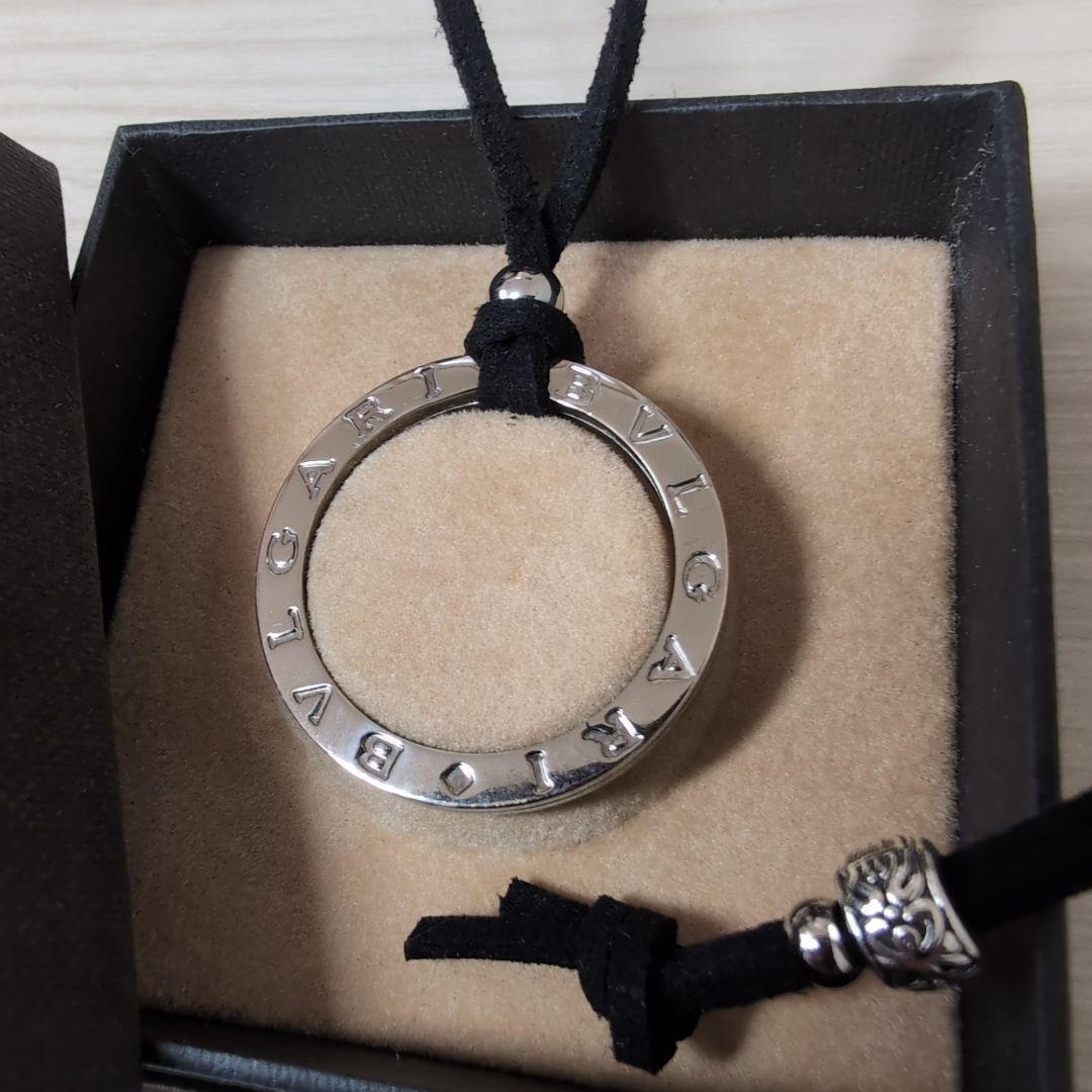 美品 BVLGARI ブルガリ シルバーキーリングチョーカー ボックスケース付