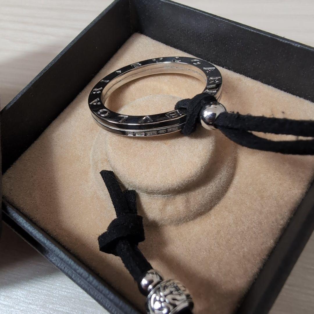 美品 BVLGARI ブルガリ シルバーキーリングチョーカー ボックスケース付