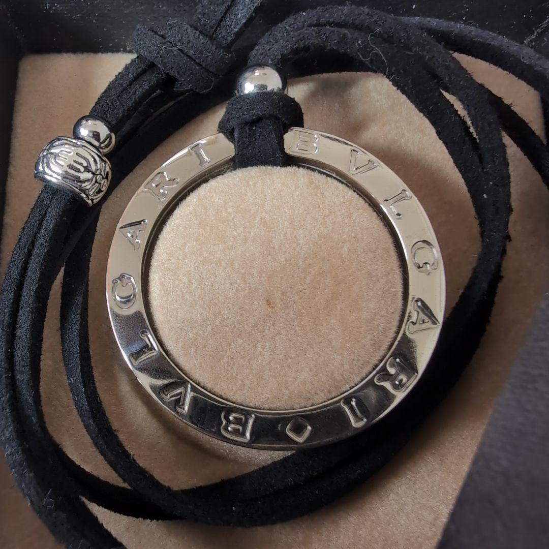 美品 BVLGARI ブルガリ シルバーキーリングチョーカー ボックスケース付