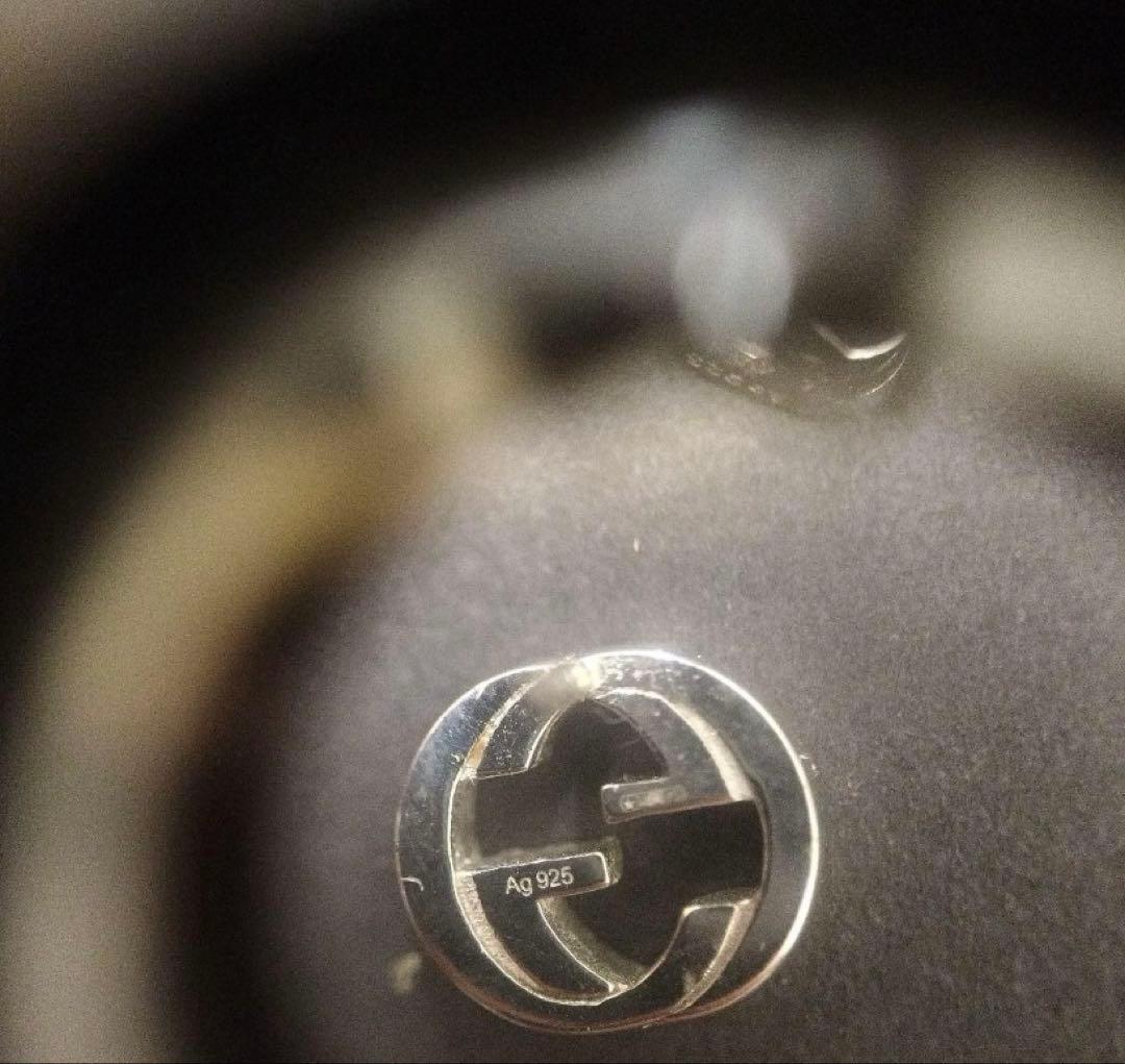 ゆ*ず様 GUCCI グッチ シルバー インターロッキングG ピアス 925刻印