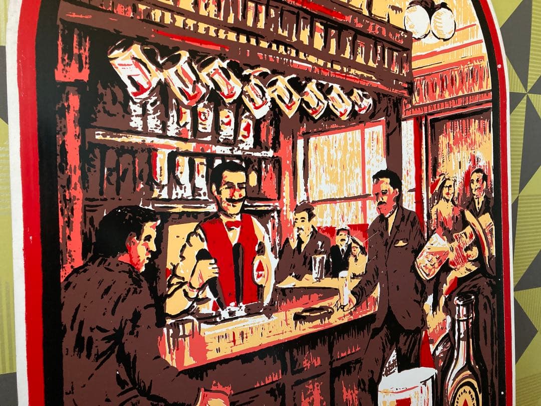 アンティーク 木製 看板 レトロ イギリス 絵画 オブジェ 雑貨 バー ガレージ