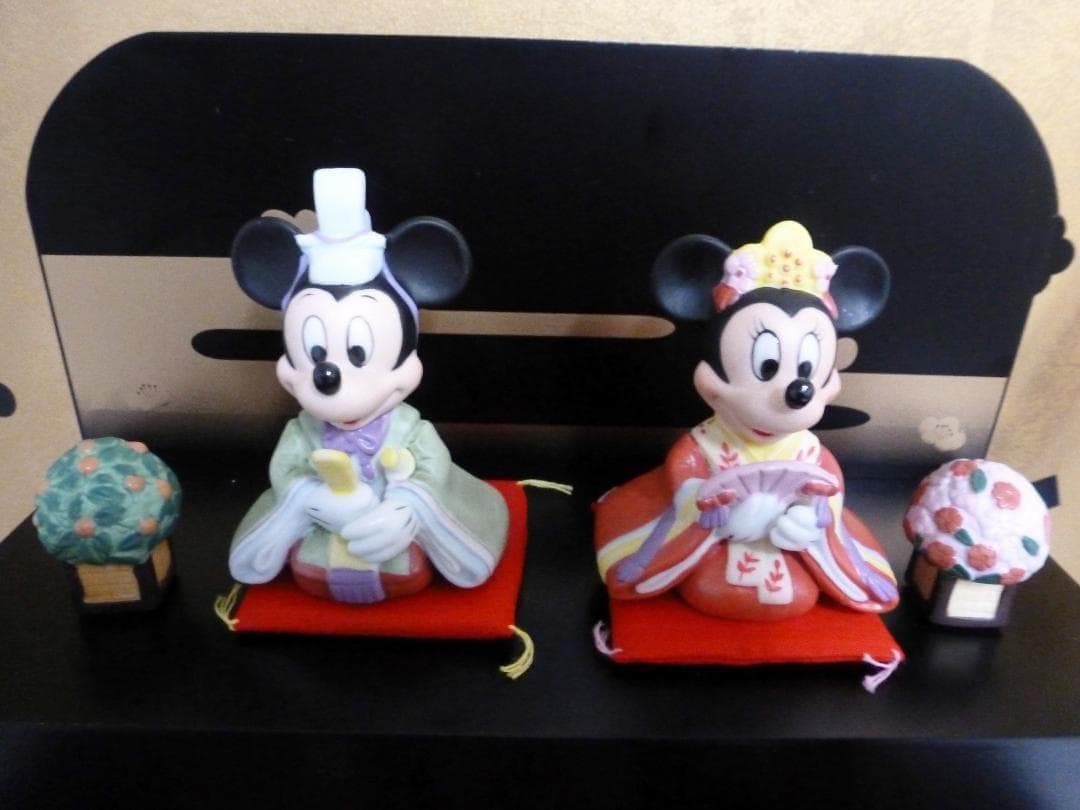 ディズニー ひな飾り 5段 ガラスケース付 雛壇 ひな壇 お雛様 ひな人形