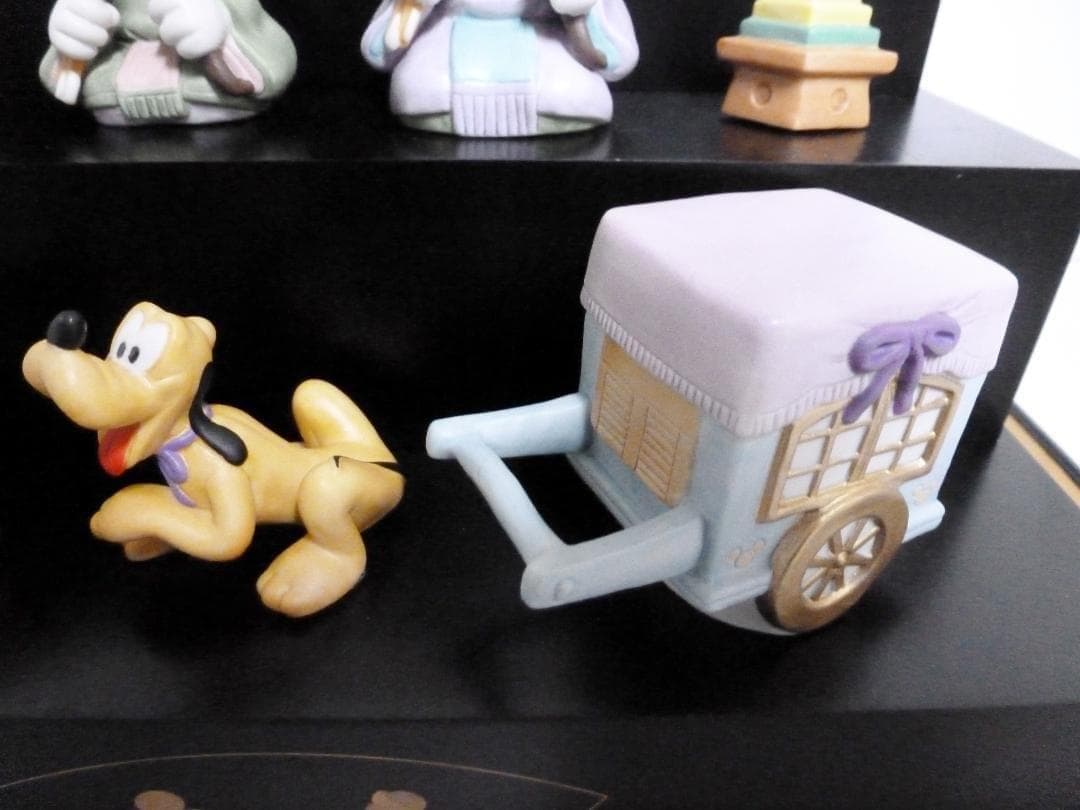 ディズニー ひな飾り 5段 ガラスケース付 雛壇 ひな壇 お雛様 ひな人形