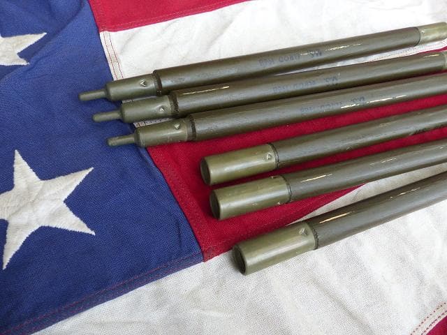 1968” 米軍実物 ナム戦 デッド!　テントポール　8本セット 軍幕 293
