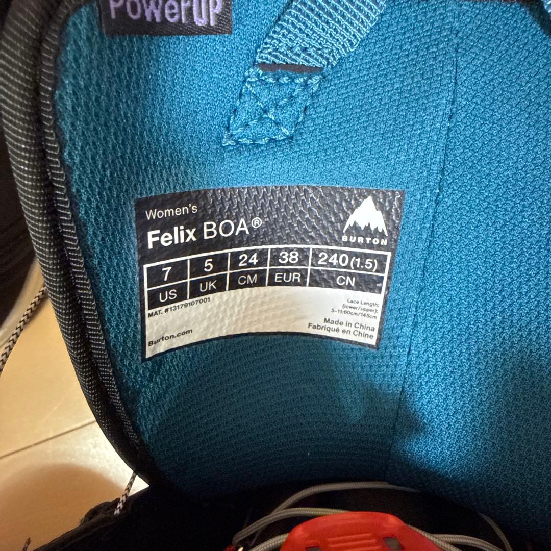 BURTON スノーボードブーツ BOA FELIX 24cm 新品未使用
