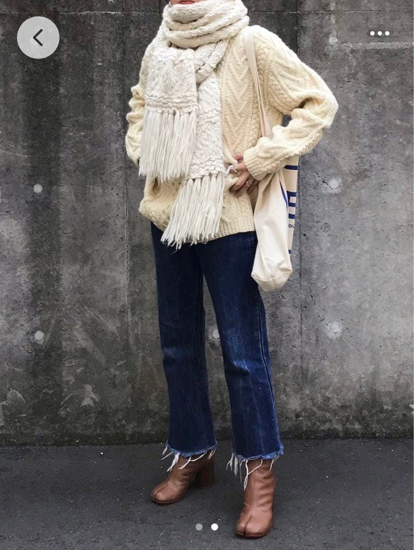 マノンフリップ　ロングマフラー