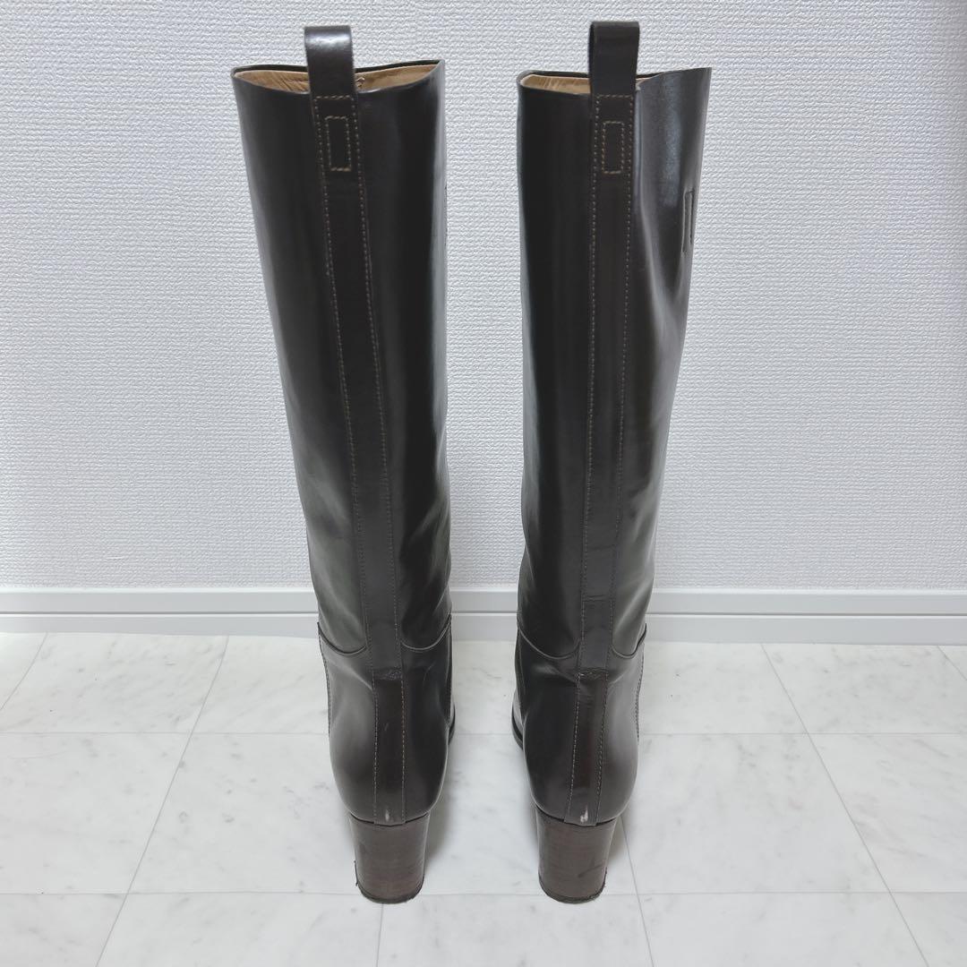 APC アーペーセー　ロングブーツ　子牛革　レザー 25cm