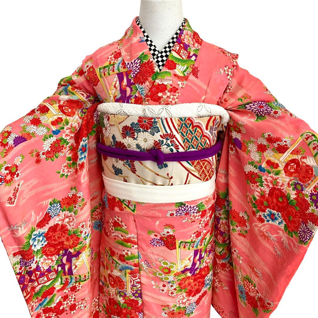 アンティーク 女の子 子供着物 七五三 アンティーク着物 NO4