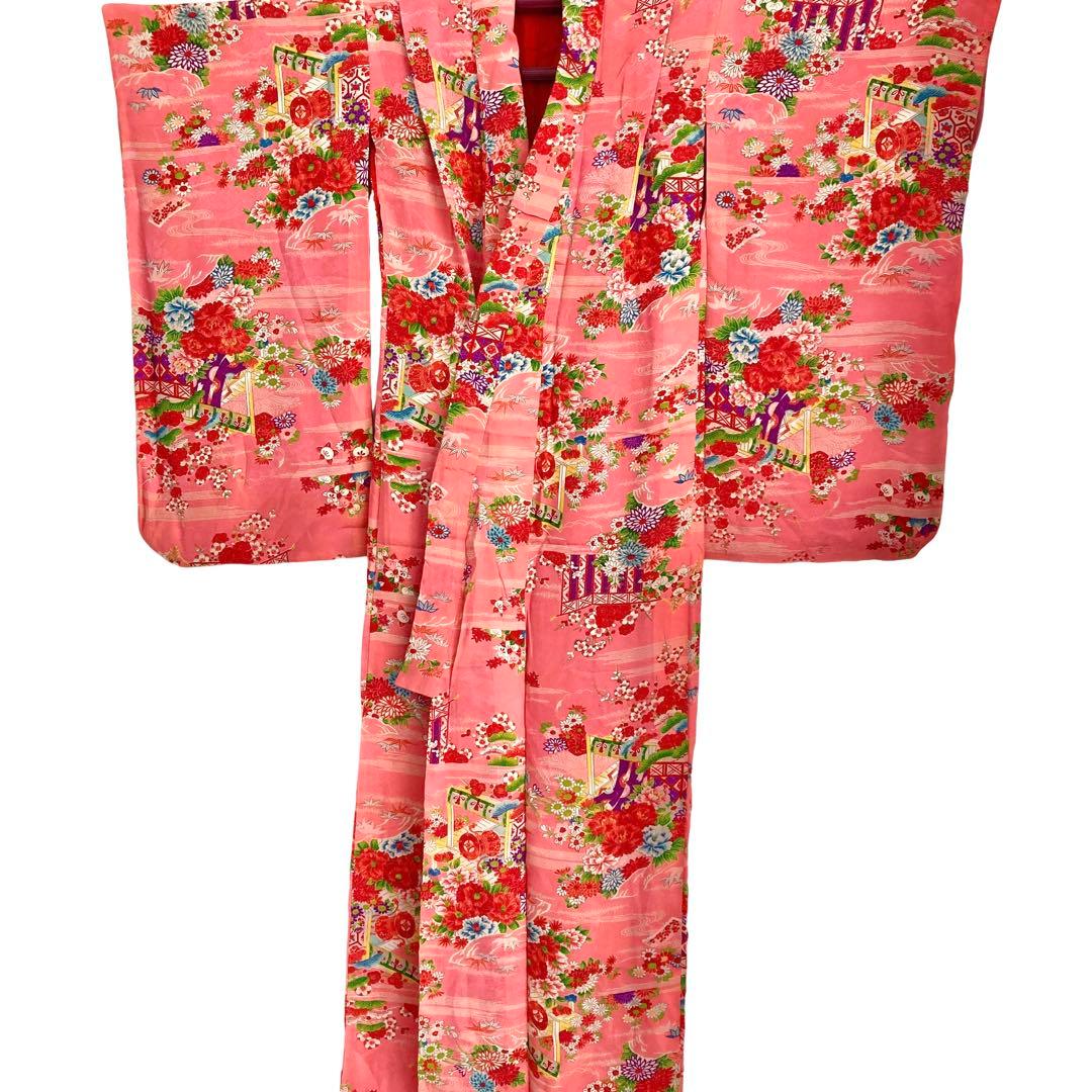 アンティーク 女の子 子供着物 七五三 アンティーク着物 NO4