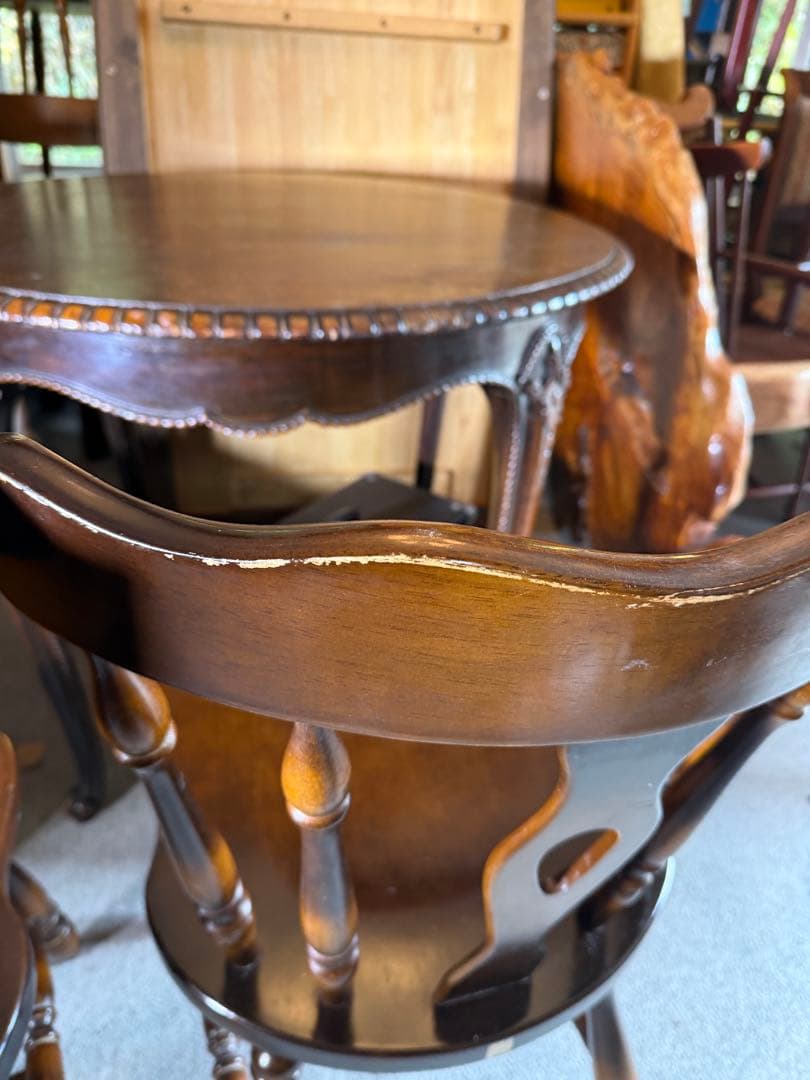 飛騨産業 キツツキ ウィンザーチェア 2脚セット 国産椅子 昭和レトロ