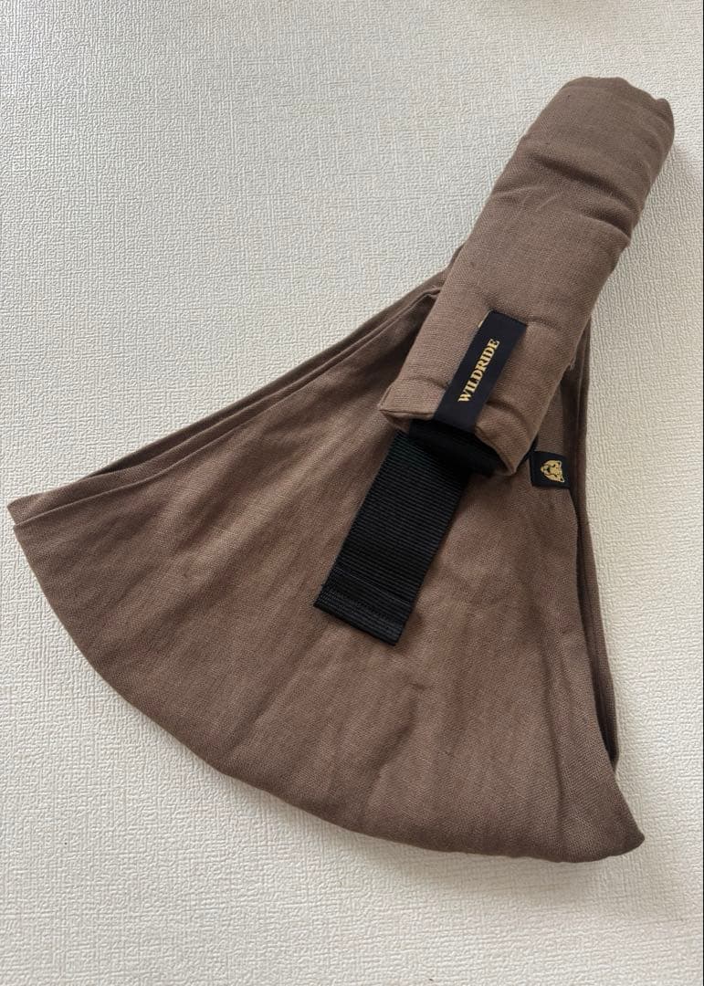 WIRDRIDE 抱っこ用スリング - Brown Linen ブラウンリネン