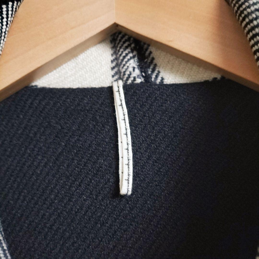 m's braque エムズブラック ウール ダブルフェイス ダッフルコート 黒