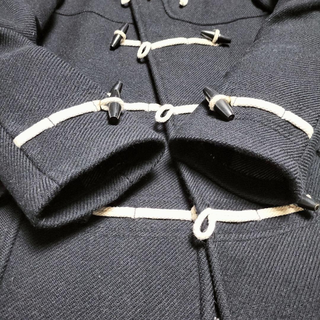 m's braque エムズブラック ウール ダブルフェイス ダッフルコート 黒