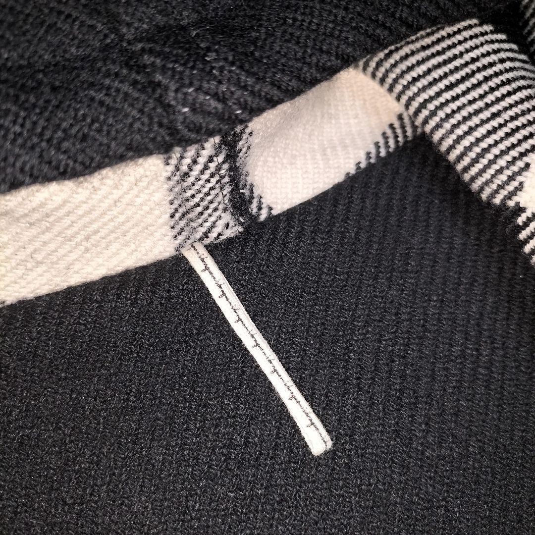 m's braque エムズブラック ウール ダブルフェイス ダッフルコート 黒