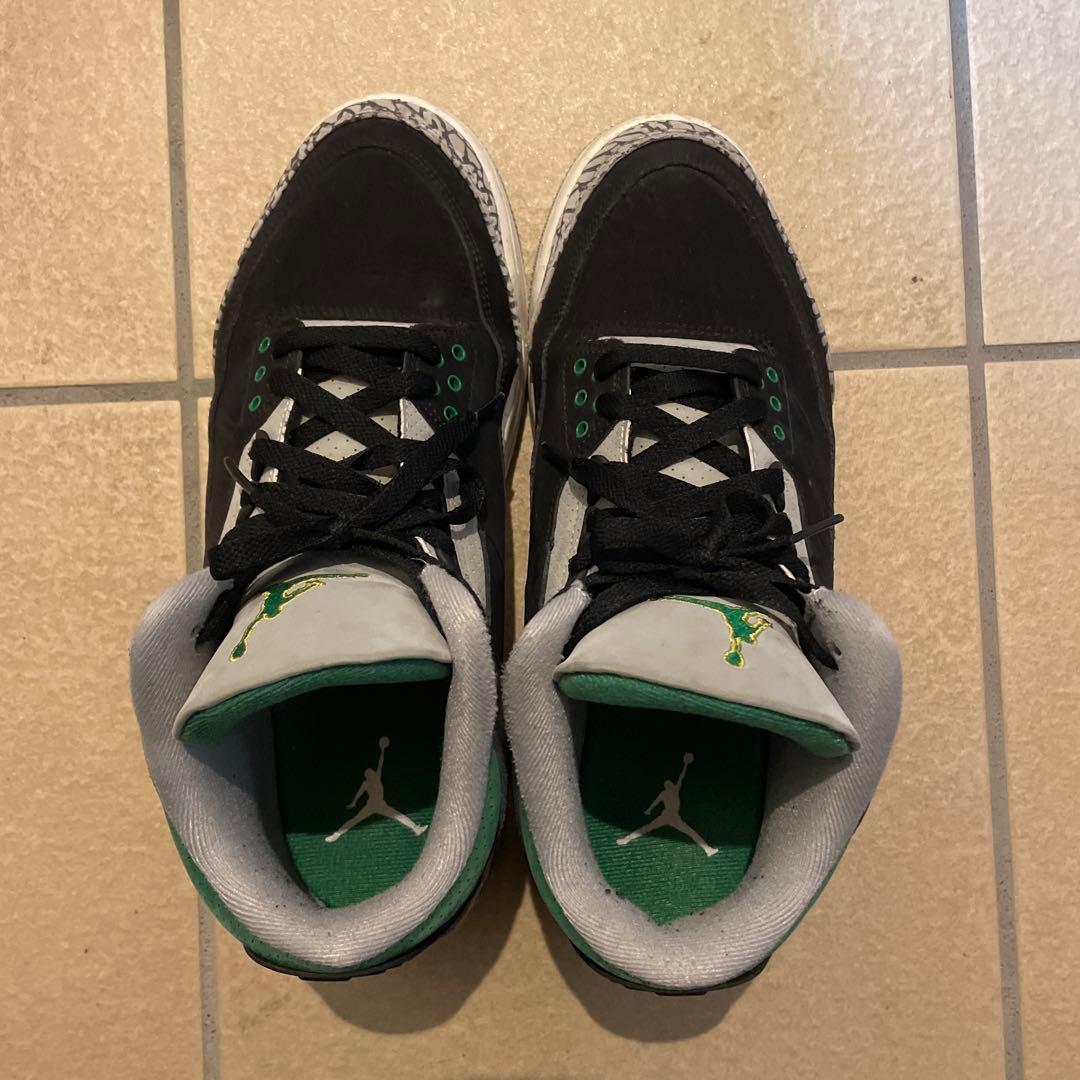 シューズ(男性用) Nike Air Jordan 3 \"Pine Green\"