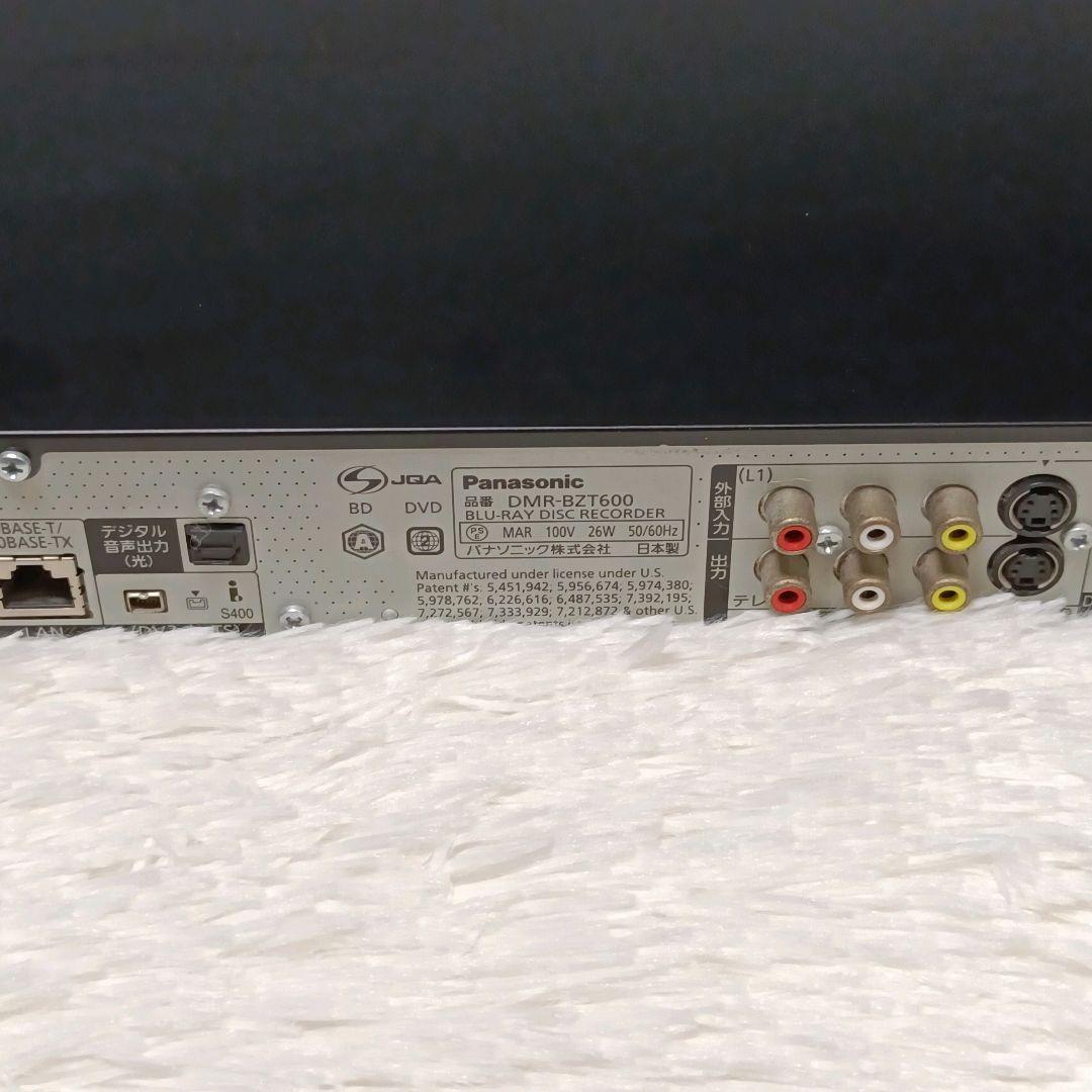 Panasonic DIGA DMR-BZT600 ブルーレイレコーダー 付属有