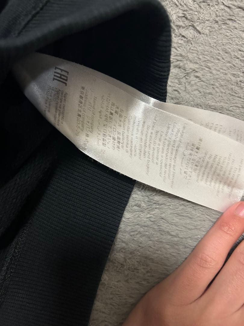 KENZO ブラック トラ刺繍 スウェット XS