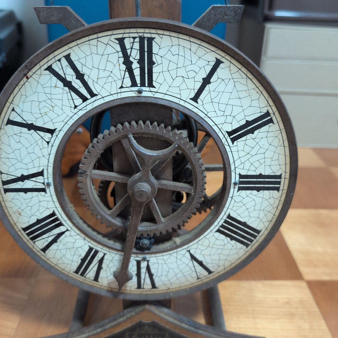 ボビン社「Playing Rhythm」アンティーク時計　昭和レトロ