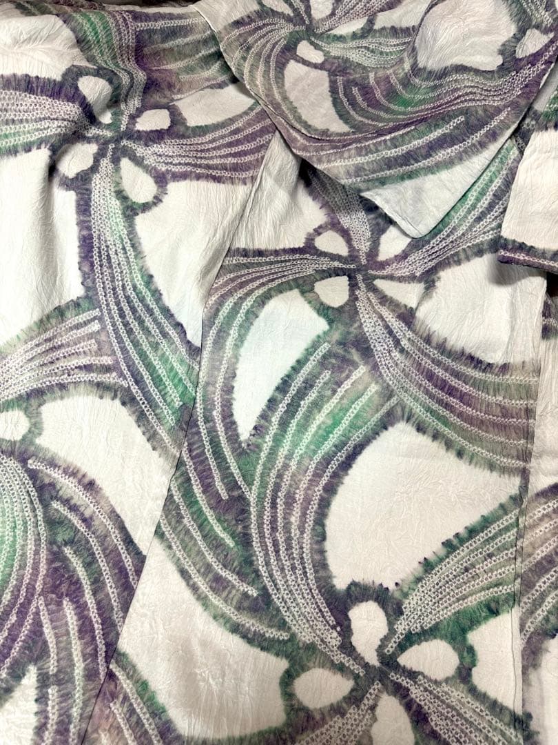 期間限定お値下げ‼️有松鳴海絞り浴衣　新品✨逸品‼️身幅大きい‼️