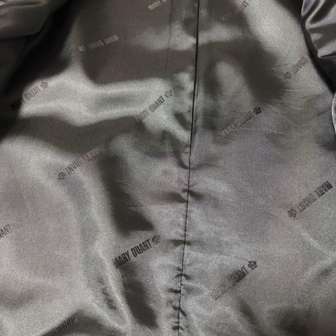 超希少 MARY QUANT レザージャケット ライダース 羊革 M ブラック