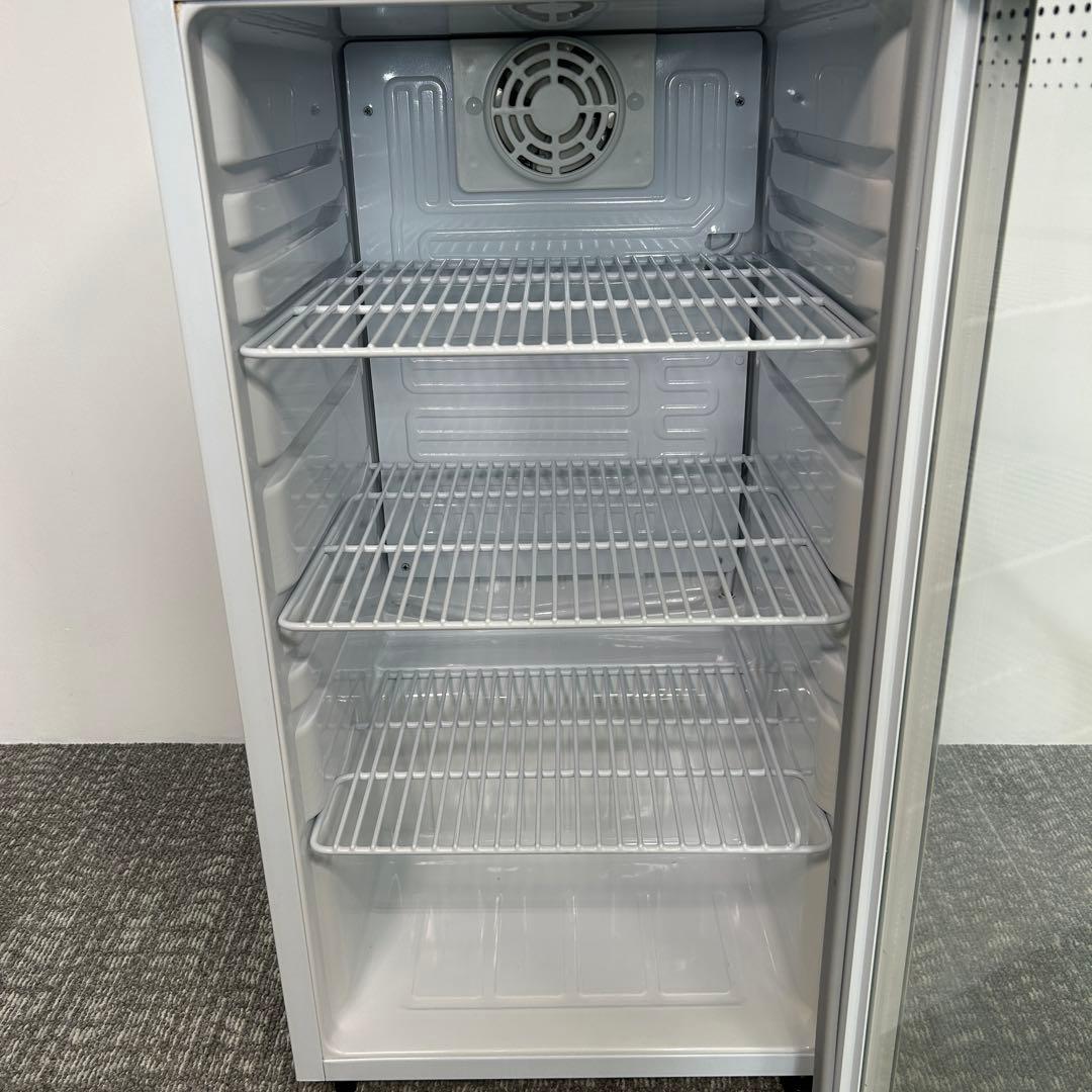 84業務用 冷蔵ショーケース オフィスコンビニ XW-105 左右開き 小型