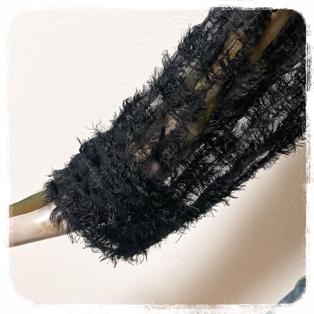 なお様❤️18点⭐️A161⭐️ AZUL ♥ シアー フリンジ クロップド フェザー