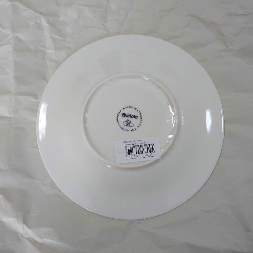 iitala サルヤトン プレート 22cm ホワイト 4枚 未使用品 廃盤