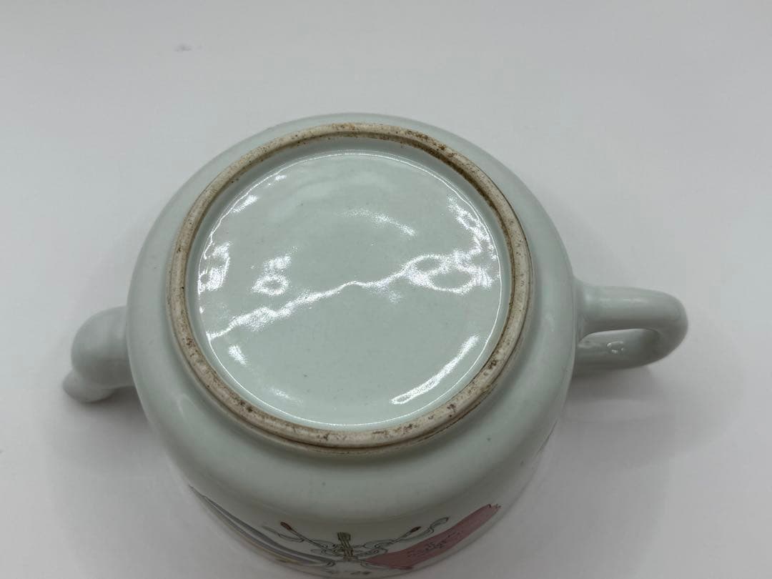 珍品　中国　民国期　粉彩急須　辛亥革命記念　送料込み250515