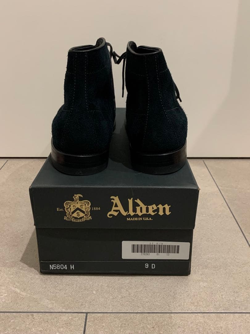 Alden N5804H ネイビースエード 9 D