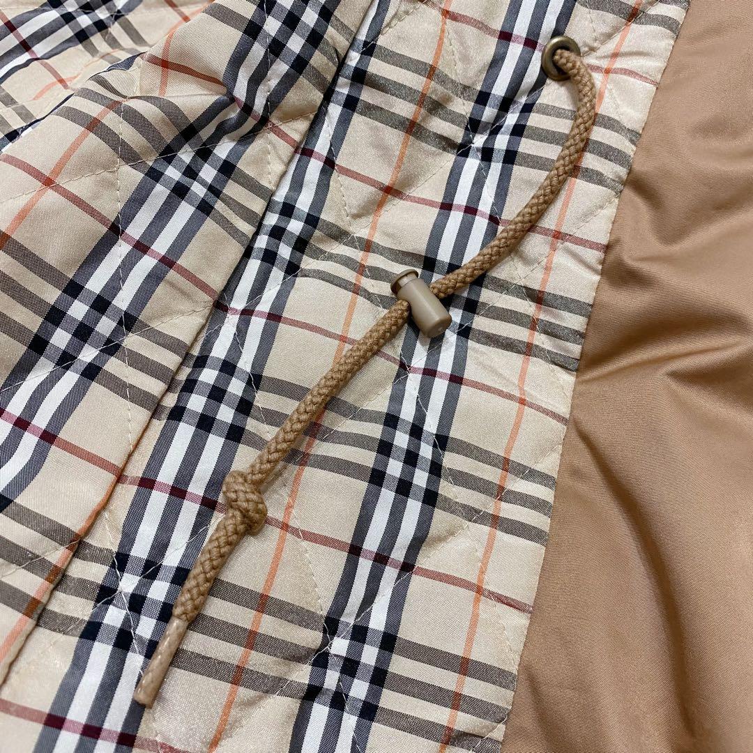 バーバリーブルーレーベル コート ダウン 中綿ジャケット 替えボタン付き 36