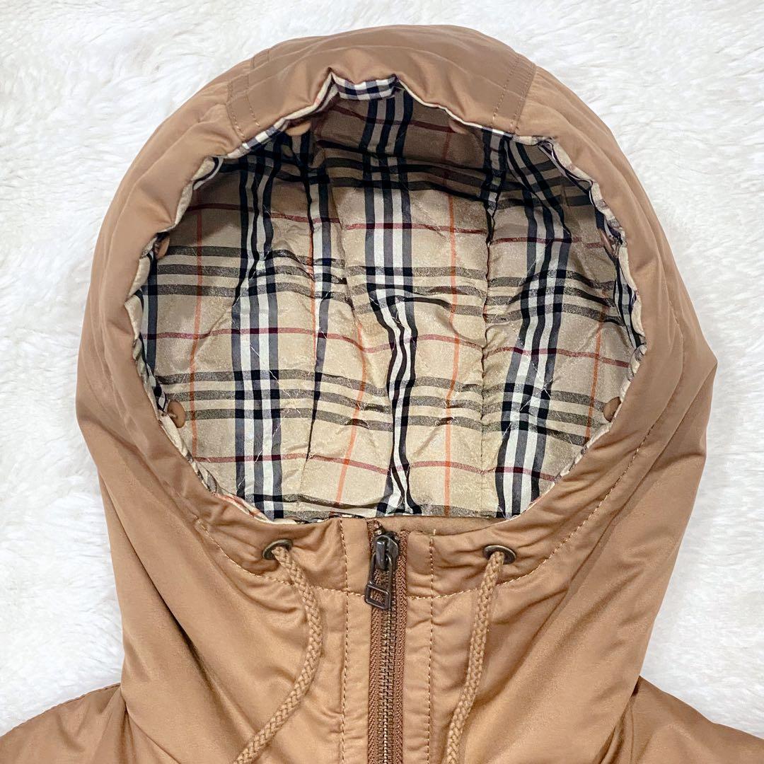 バーバリーブルーレーベル コート ダウン 中綿ジャケット 替えボタン付き 36