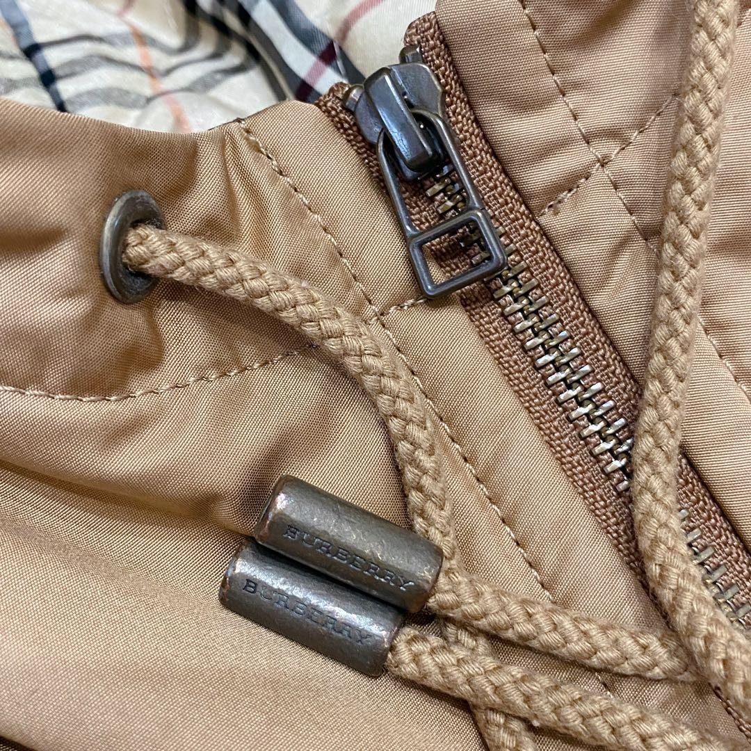 バーバリーブルーレーベル コート ダウン 中綿ジャケット 替えボタン付き 36