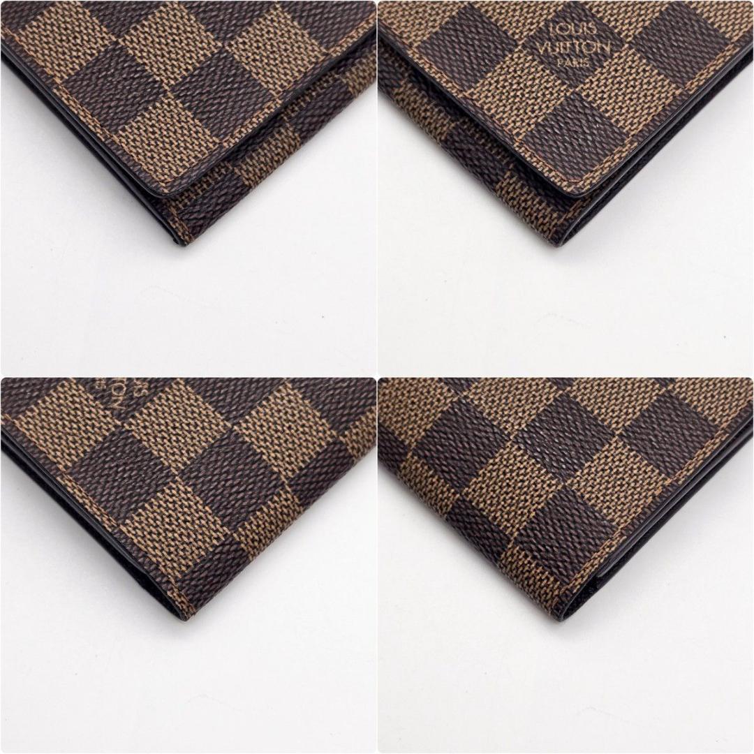 ママさん カードケース ダミエ ブラウン 名刺入れ アンヴェロップ