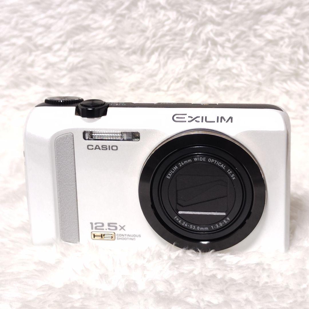 美品✨ CASIO EXILIM EX-ZR200 ホワイト バッテリー 充電器