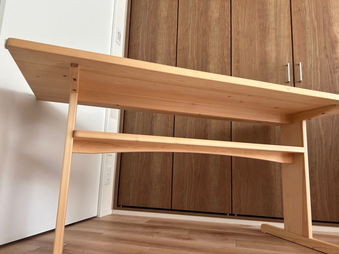 XYL キシル ダイニングテーブルT140国産ひのき無垢材 幅140cm