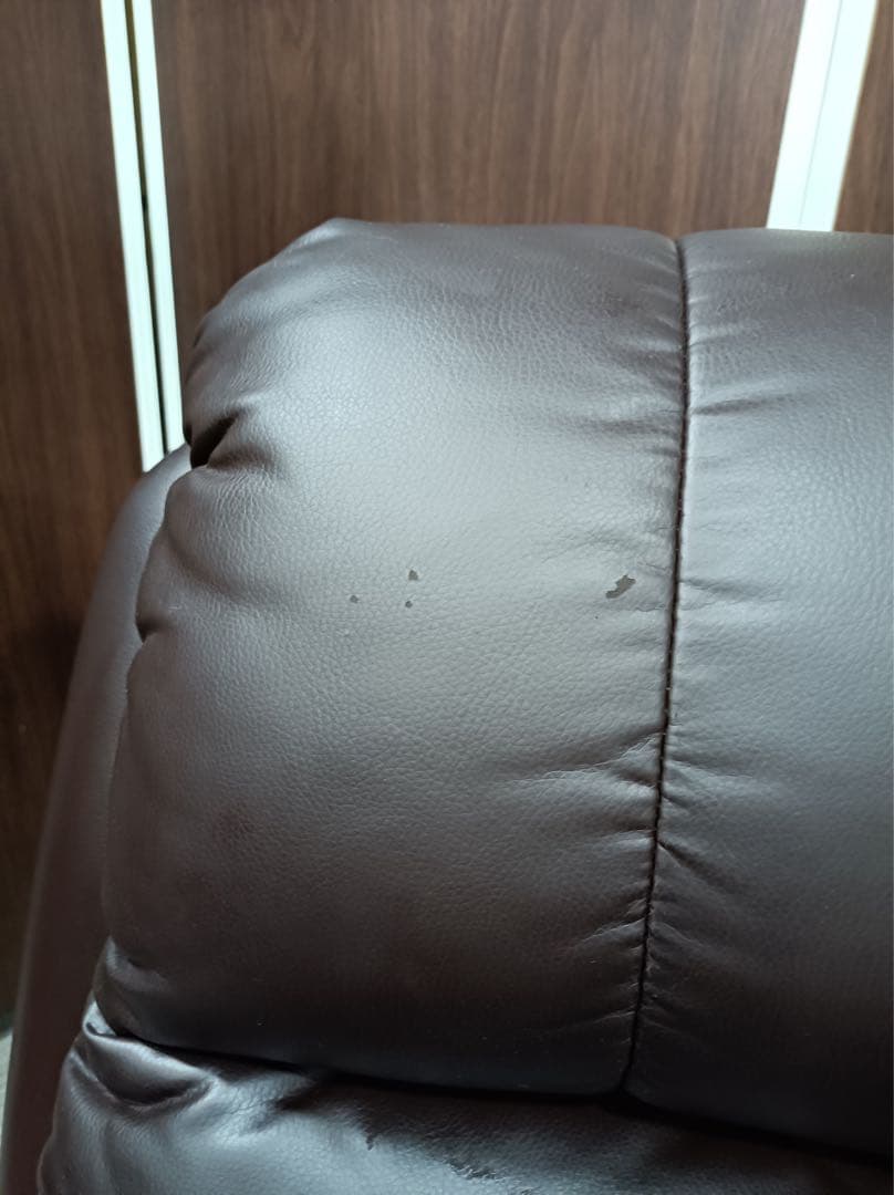 八6402【SHIFFON】シフォン 電動リクライニングソファ(キャスター付)