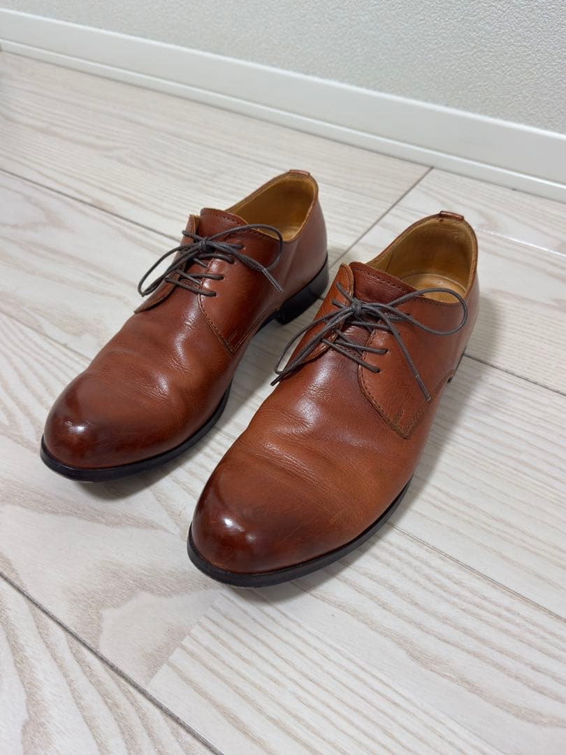 パドローネ　ダービープレーントゥ　40　茶色　箱無し