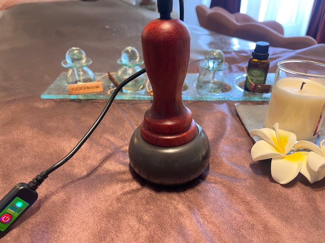 【1月末特価】ベン石温熱器ホットストーンセラピー日本、海外使えるコンセント付