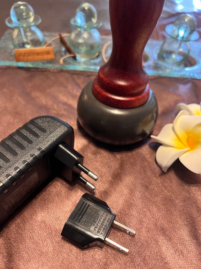 【1月末特価】ベン石温熱器ホットストーンセラピー日本、海外使えるコンセント付