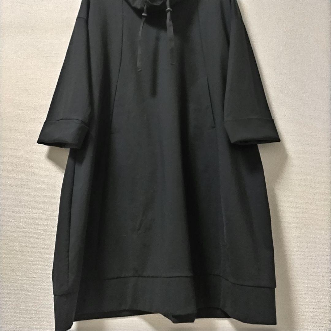 CRESCENT　ワンピース　フード襟　ゆったりサイズ