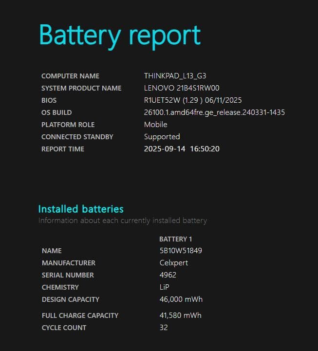 【値下げ】美品レノボThinkPad L13 G3 i5 1235u 16GB