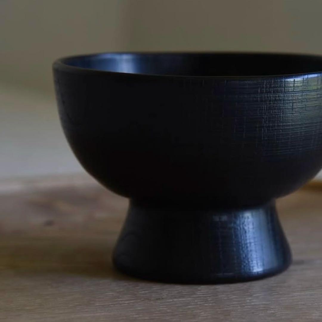 木工作家 豊田豪史さん◻️黒漆汁椀 2点◻️新品未使用