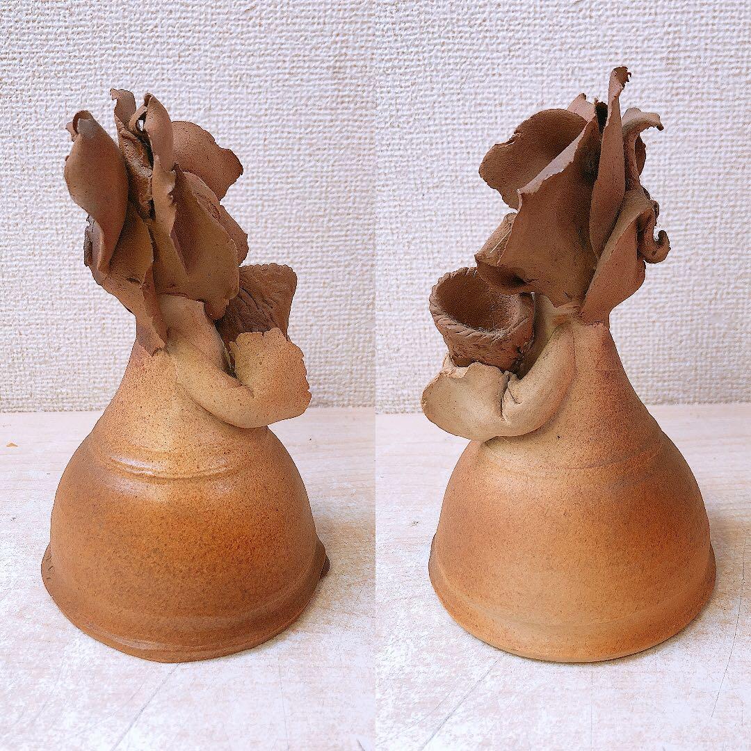 N*g様 ②竹内祥子 陶器作品 陶人形 森の精 薔薇の花 ビスクドール アンティ