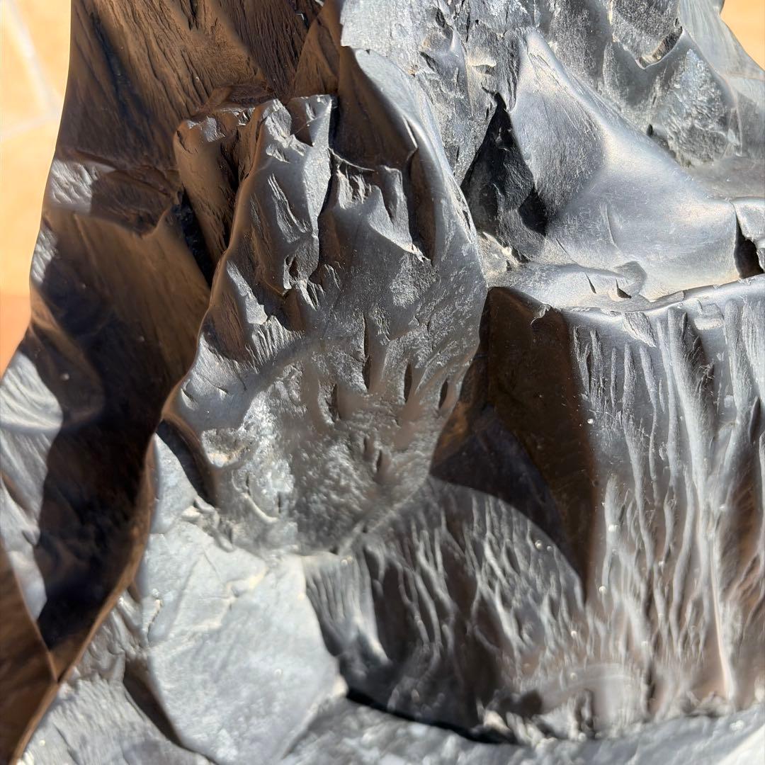 那智黒石　山型　水石 特大　盆栽