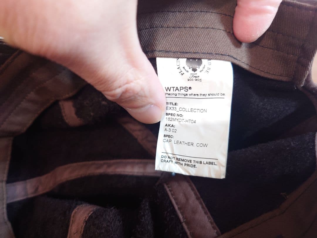 WTAPS 162MYDT-HT04 レザーキャップ