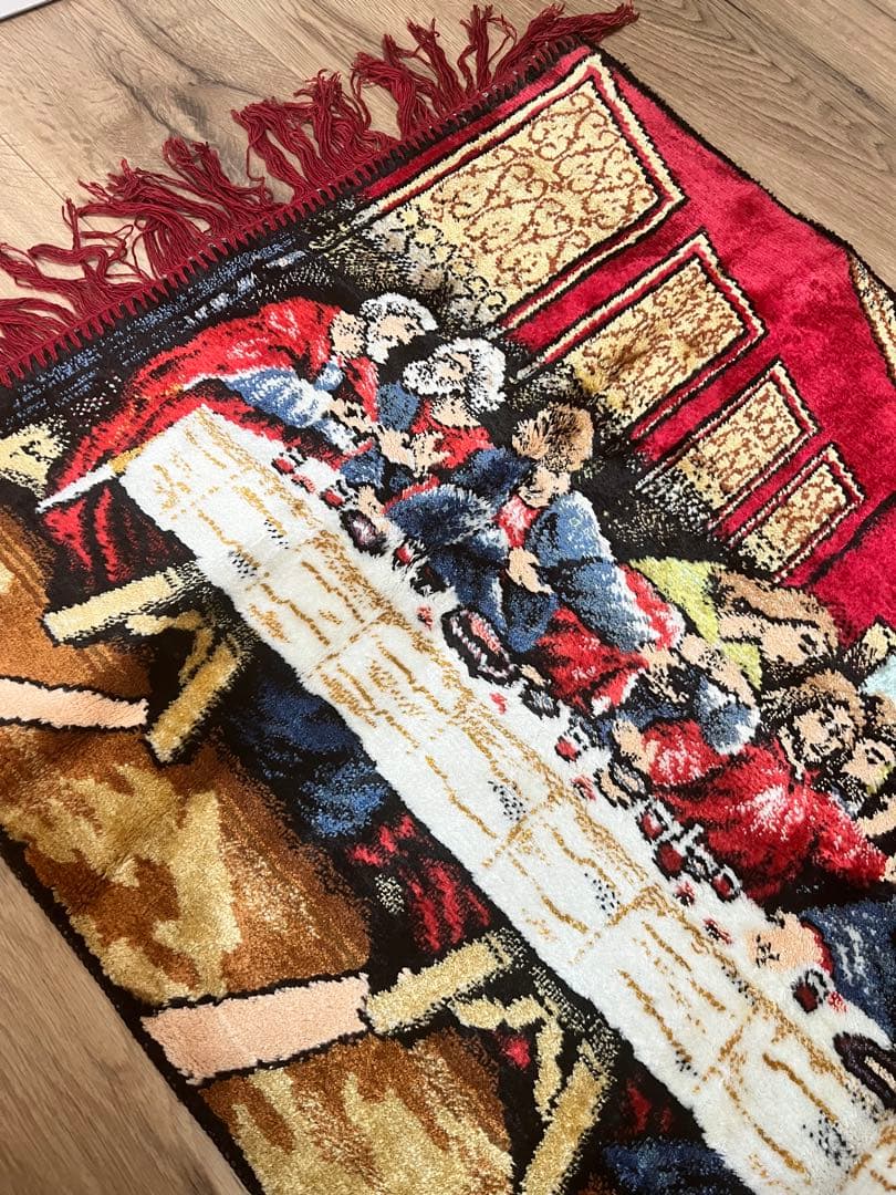 最後の晩餐デザインラグ