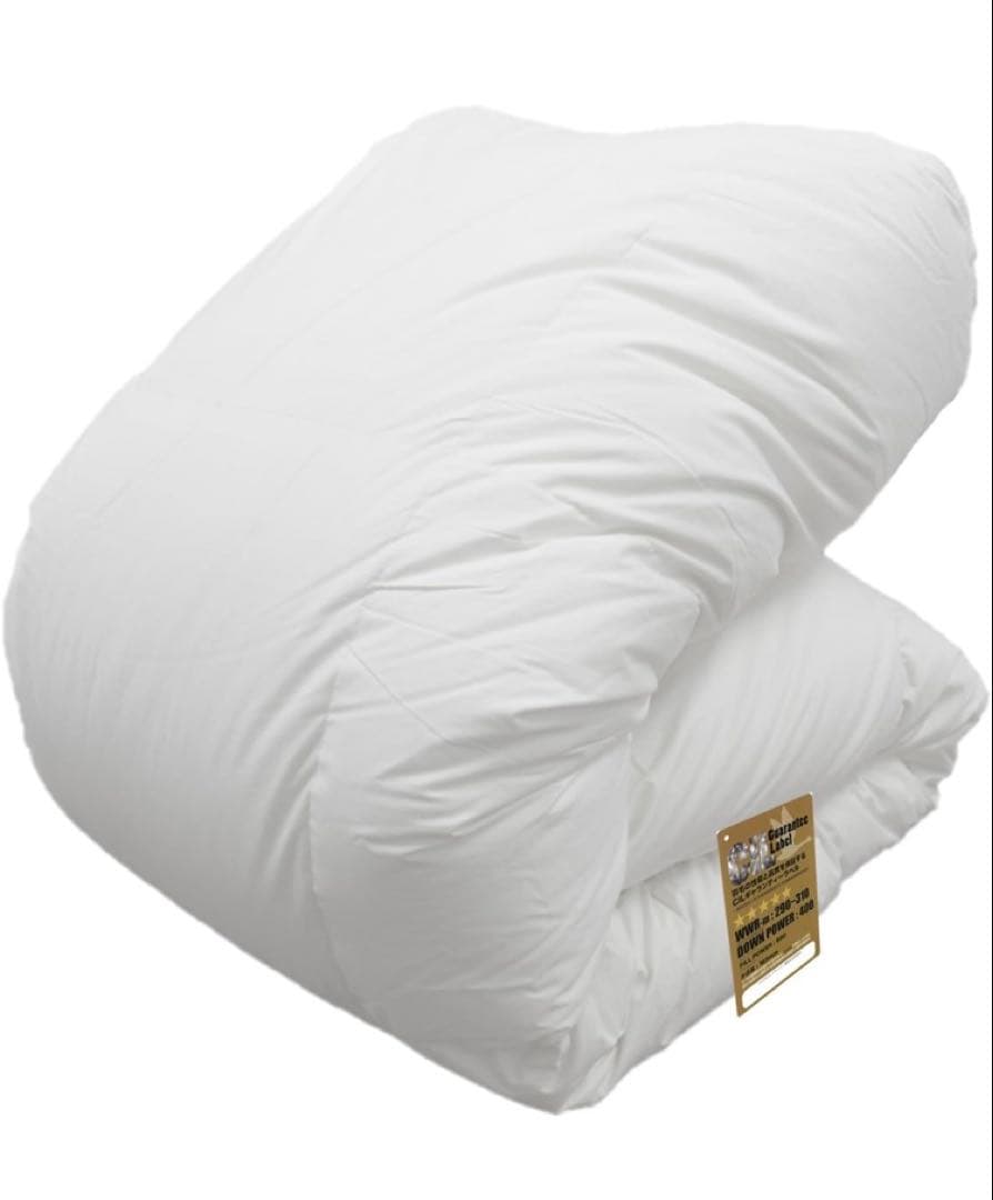 羽毛布団 シングル ハンガリー産 マザーグースダウン 93％ 無地キナリ 日本製